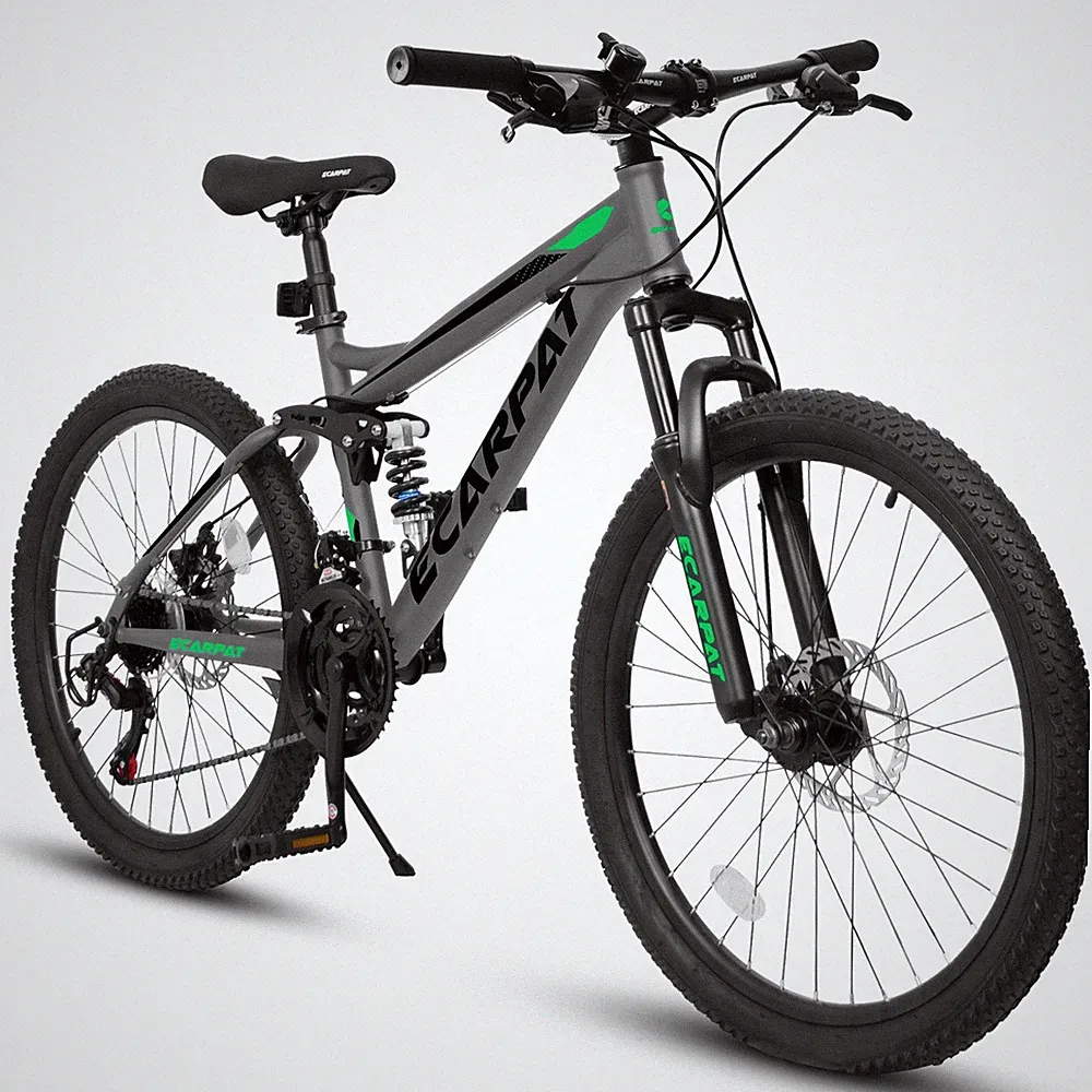 27.5" Full Suspension Mountain Bike Front and Rear Dual Shock Absorbers 250lb