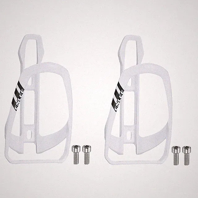 2pcs Bicycle Water Bottle Holder Durable Bottle Cage for Road MTB White