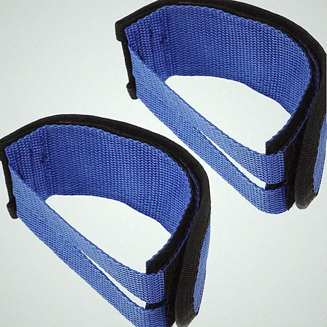 2Pcs Durable Purple Nylon Bicycle Foot Straps for Fixed Gear and Mountain Bikes