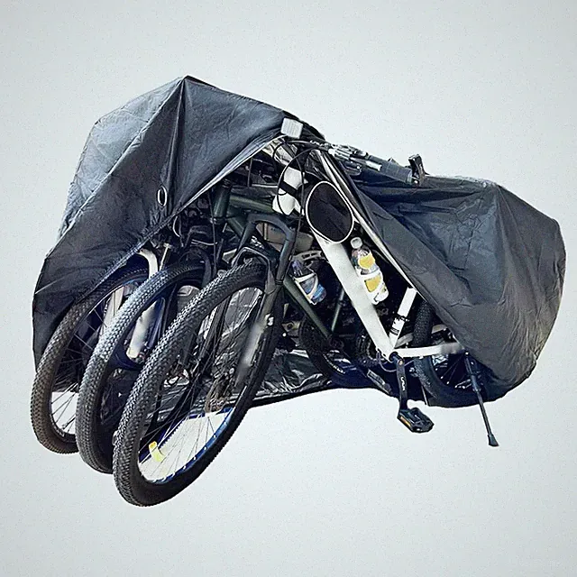 2XL Bike Cover For 2 3 Bikes, Waterproof Durable Bicycle Cover, Black