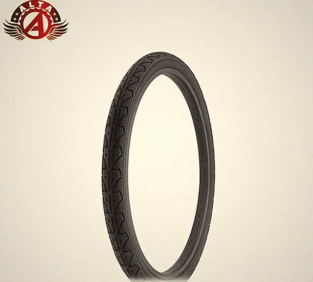 ALTA Bicycle 26" x 1.95" DURABLE BLACK SLICK CITY CAVALIER PERFORMANCE TIRE.