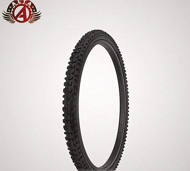 ALTA Bicycle 26" x 1.95" WIRE BEAD DURABLE BLACK KONBBY LUGS PERFORMANCE TIRE.