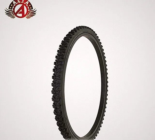 ALTA BICYCLE PERFORMANCE DURABLE TIRE 26 x 1.75 BLACK ROUGH KNOBBY TREAD.