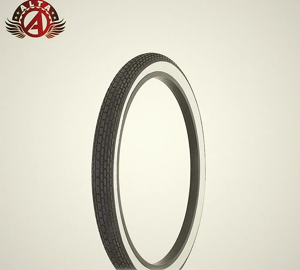 ALTA PERFORMANCE Bicycle 24" x 2.125" WHITEWALL Durable TIRE CLASSIC Mini BRICK.