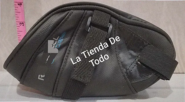BICYCLE BIKE BLACK UNDER SEAT SADDLE STORAGE CARRY TOOL PATCH BAG POUCH READ