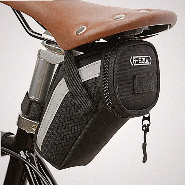 Bike Saddle Bag Cycling Tail Bag Pouch Tool Storage Bag E0W1
