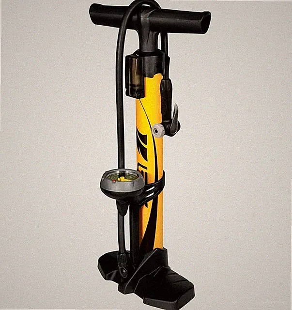 BV Bike Bicycle Floor Pump 17/24 inch Smart Valve Head 160 psi Presta Schrader