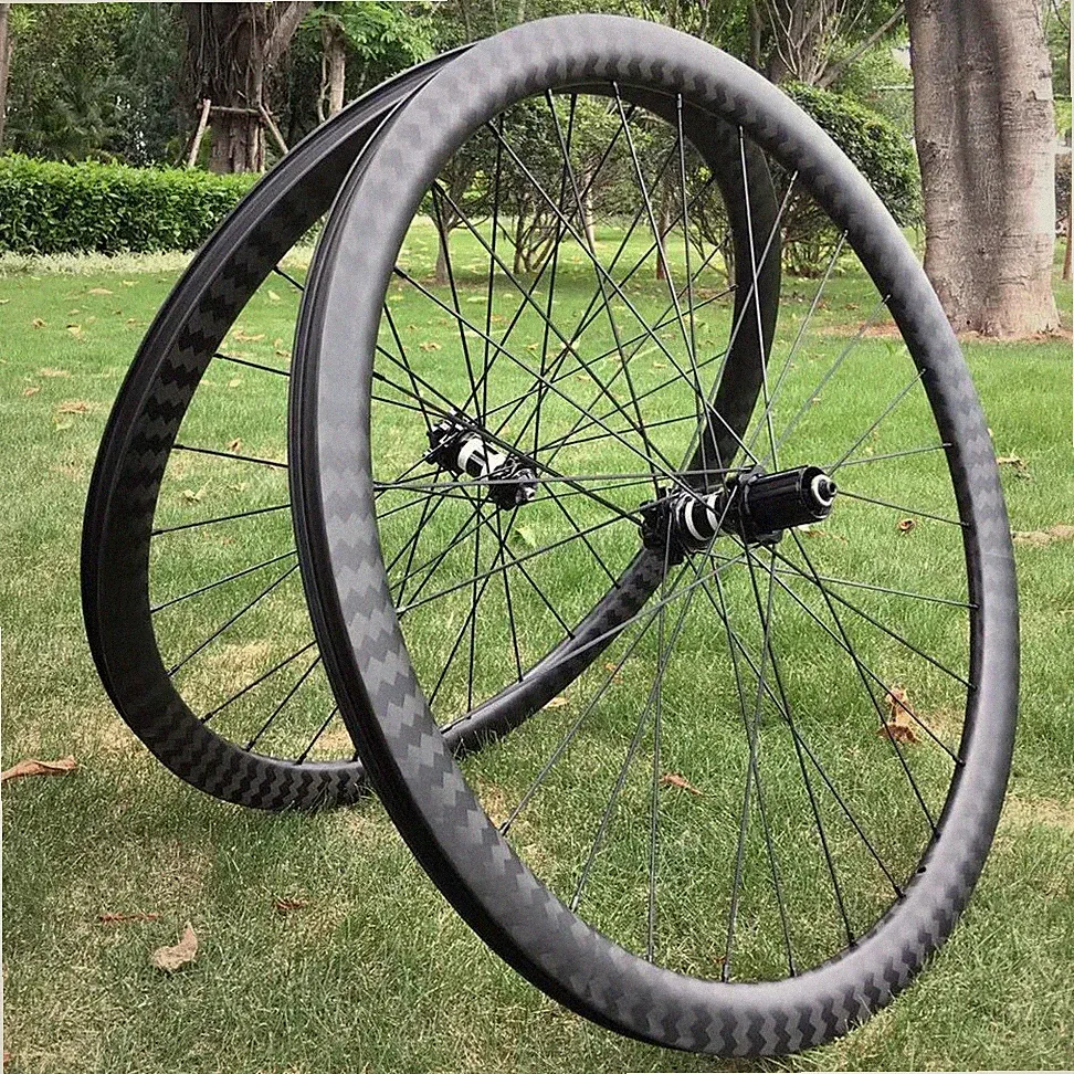 Carbon Wheels Durable 38 50 60 88mm Tubular Cyclocross Road Bike Wheelset