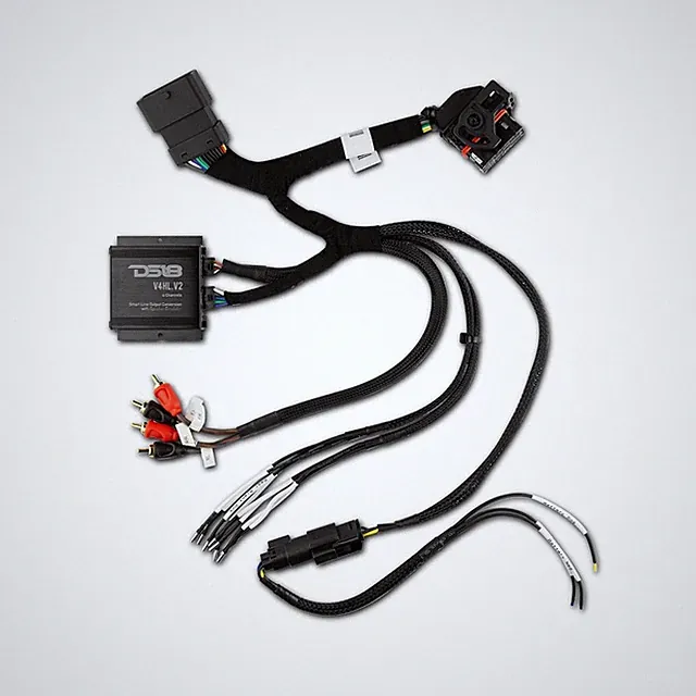 DS18 Harley Davidson Plug and Play Harness for Amplifiers - Touring Bike (2014+)