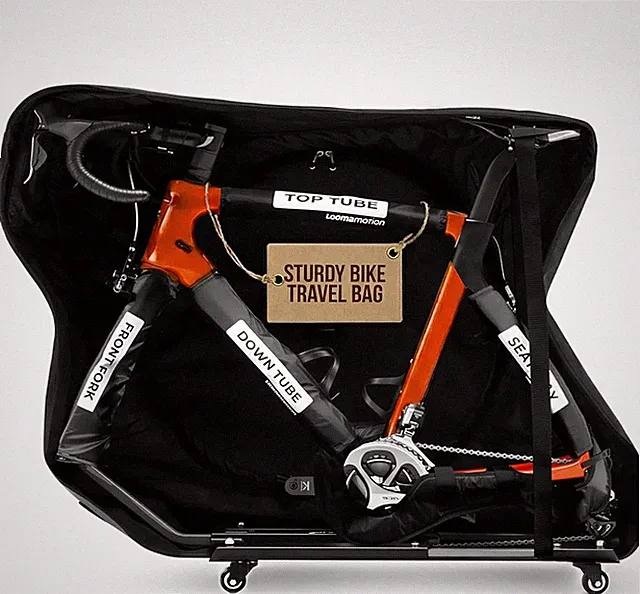 Durable Bike Travel Bag for Airplane - Full Protection for Road & TT Bikes
