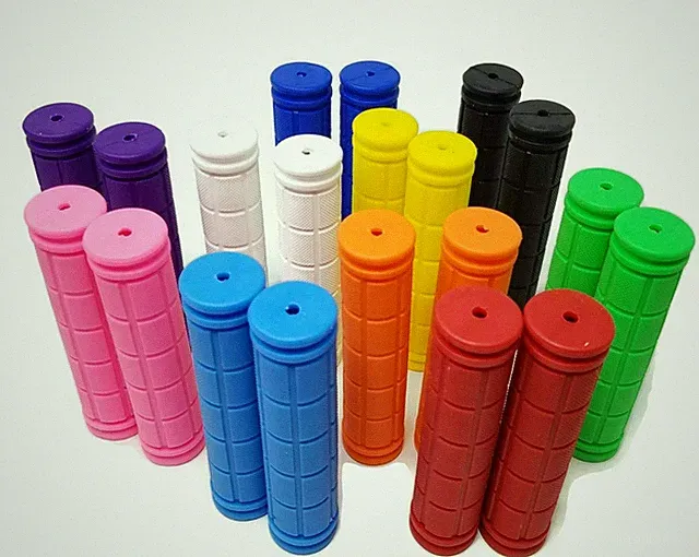 Durable MTB Bike Grips - Mountain Bicycle Handlebar Soft Rubber Bar Ends