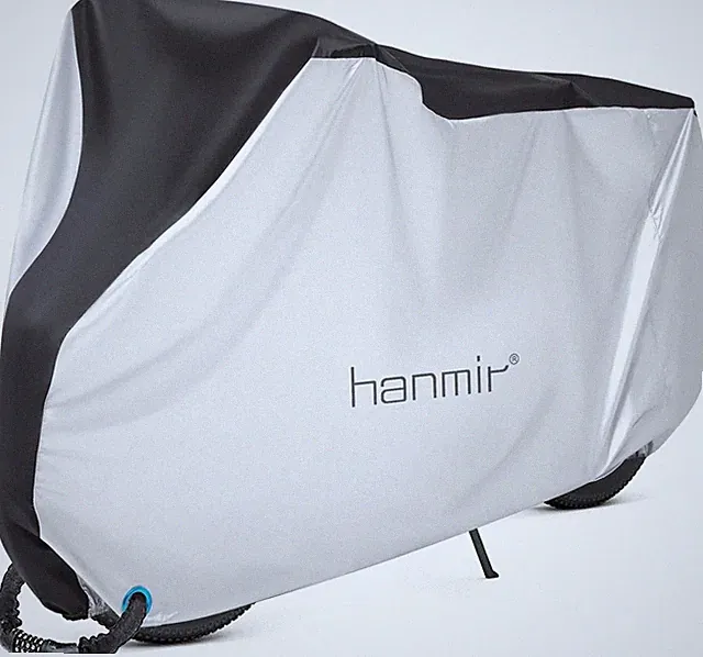 Durable Outdoor Bicycle Cover with UV Protection & Secure Lock Hole Design