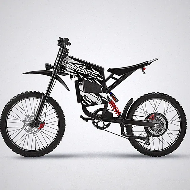 Electric Dirt Bike Adult 6000W Peak Electric Motorcycle 60V 30AH 45MPH L Size