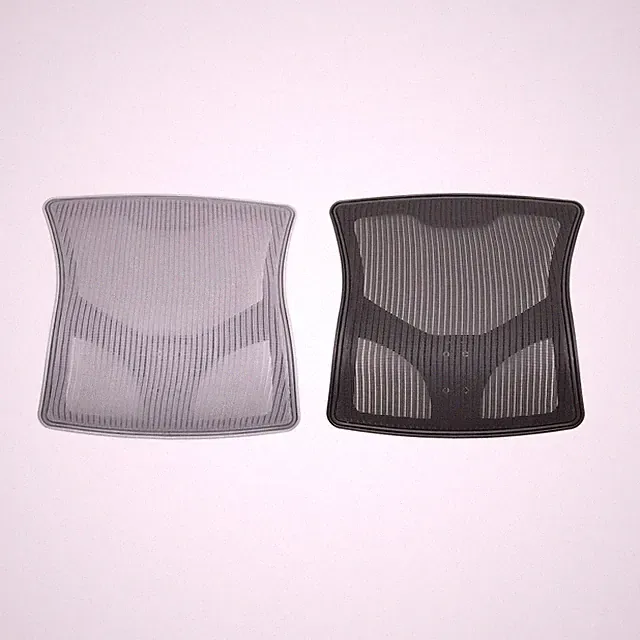 Exercise bike backrest made of breathable mesh and durable PP material. Easy to