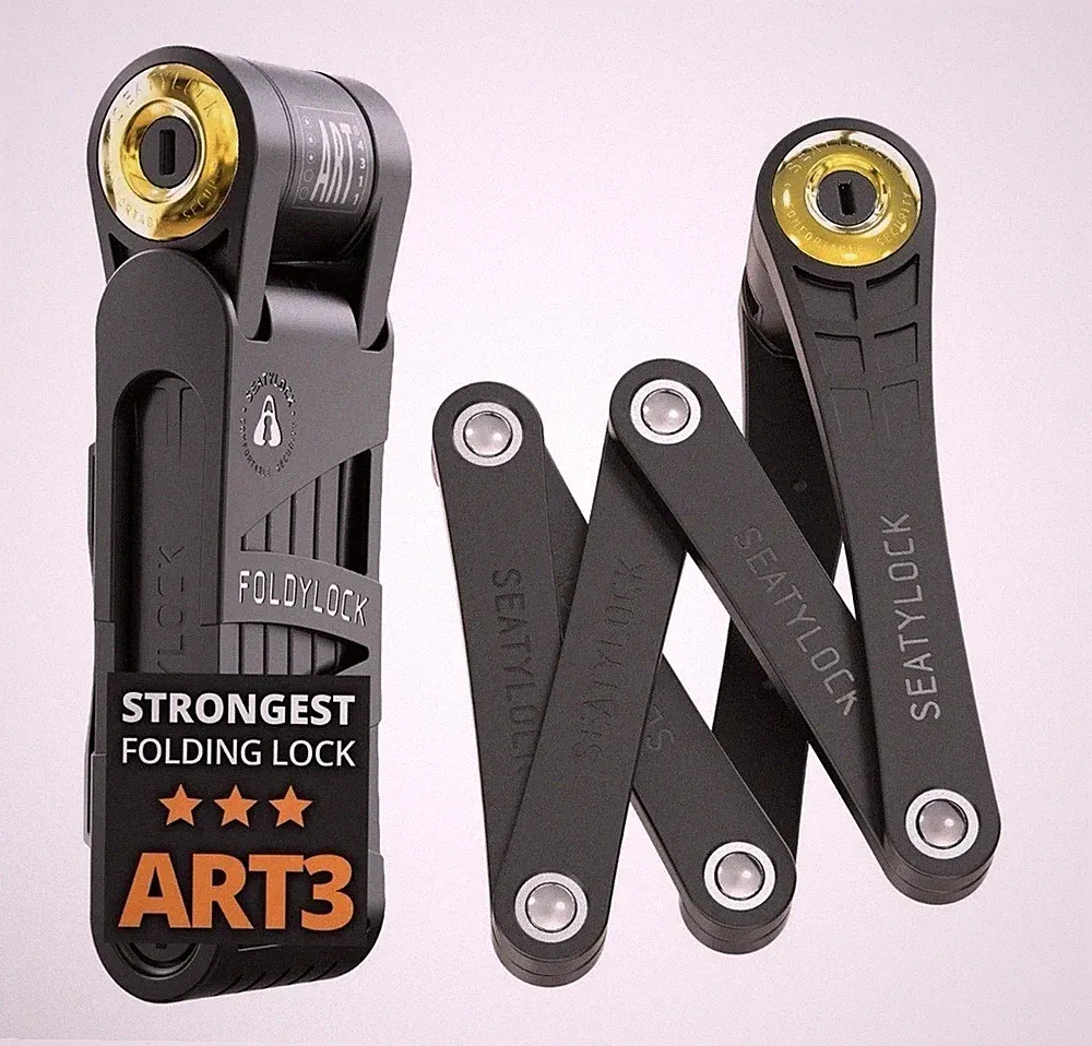 FoldyLock Forever Folding Bike Lock High Security Anti Theft Bicycle Lock New