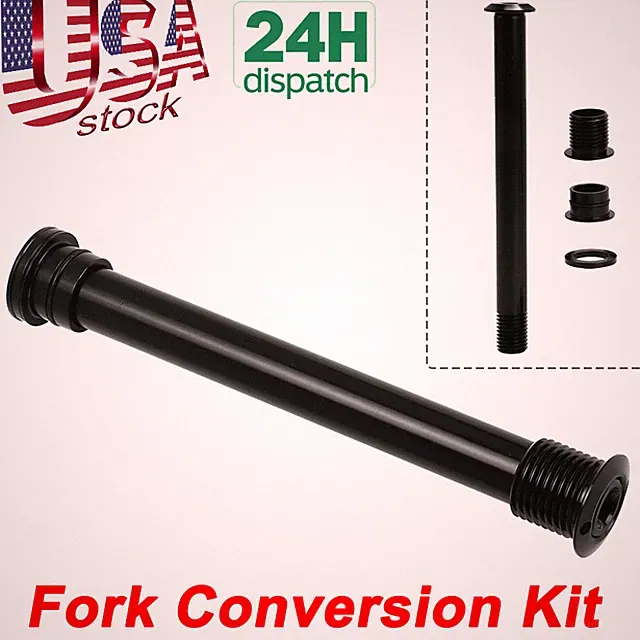 For Most Road Gravel Cyclocross Forks 15mm to 12mm Fork Thru Axle Conversion Kit