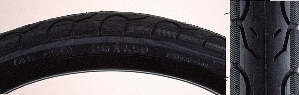 Kenda Kwest Tandem 26x1.5 Clincher Tire - Durable Wire TPI, Reflective Sidewall