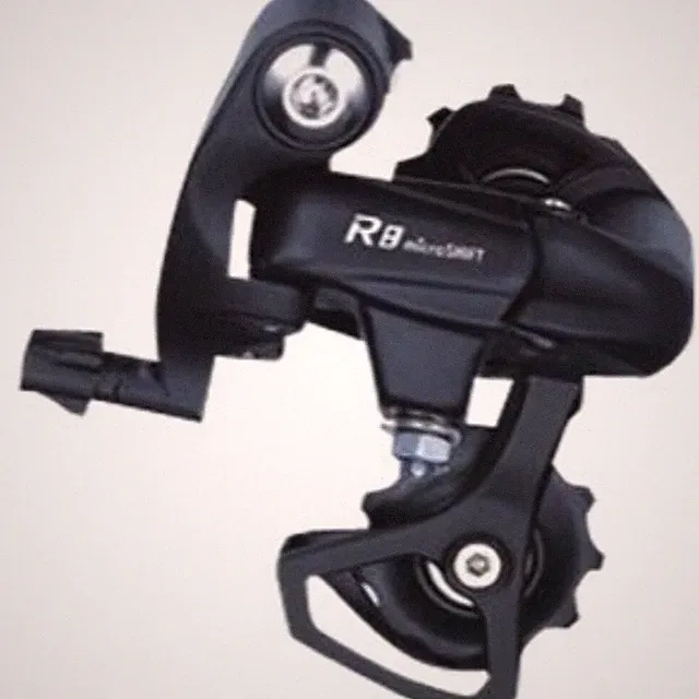 microSHIFT Durable R8 Rear Derailleur, 7,8,9 Speed, Long Cage, Compatible with S