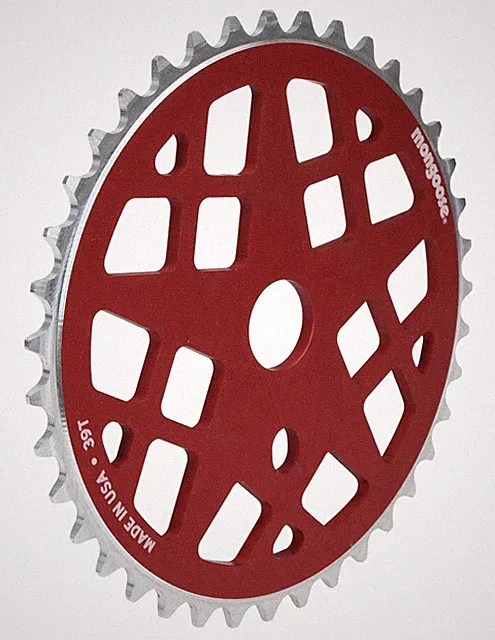 Mongoose® Motomag 39T X 1/8" BMX Bicycle Chainwheel - RED