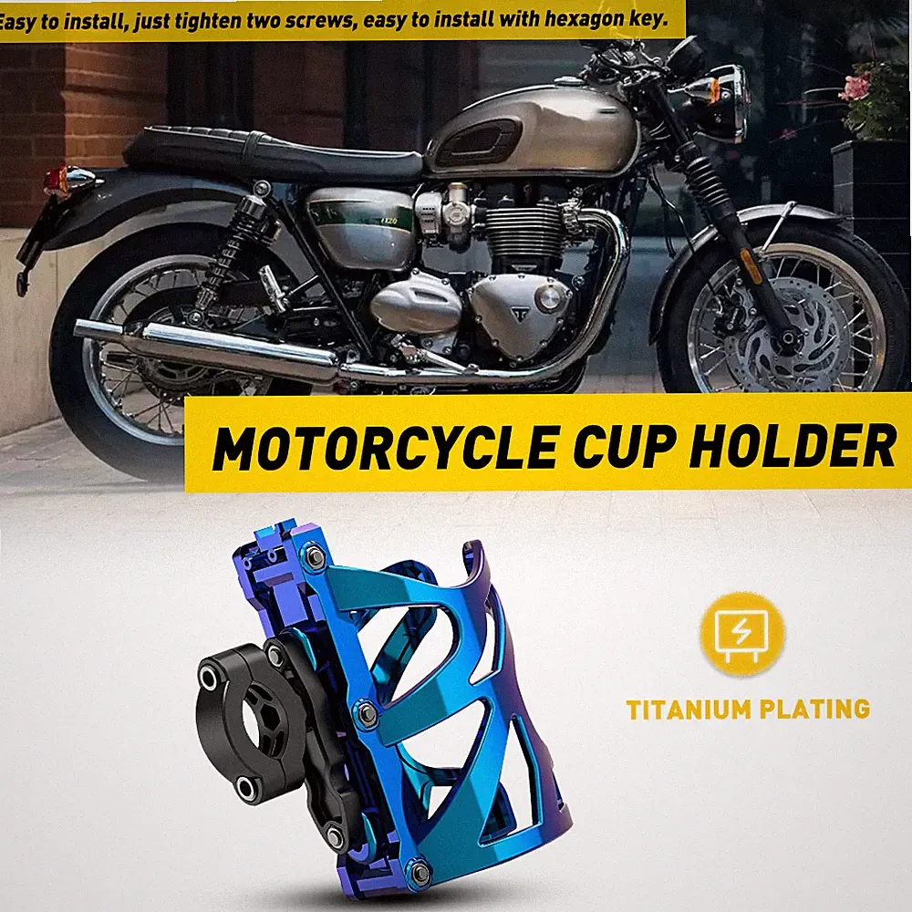 Motorcycles Handlebar Cup Holder Mount Fit Mountain Stroller Bike Wheelchair USA