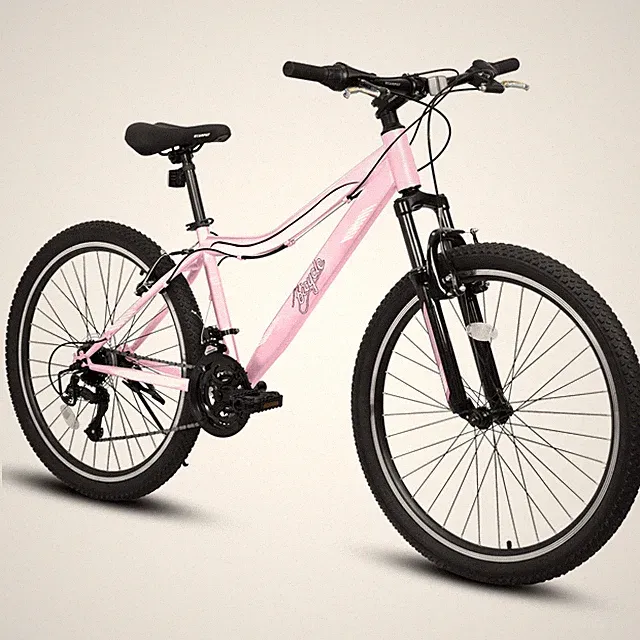Mountain Bike 24/26 Inch, 21 Speed, Steel Frame, Front Suspension, V-Brakes