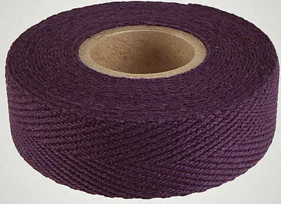 Newbaum's Eggplant Cotton Cloth Bike Bar Tape - Eco-Friendly, Durable, USA-Made