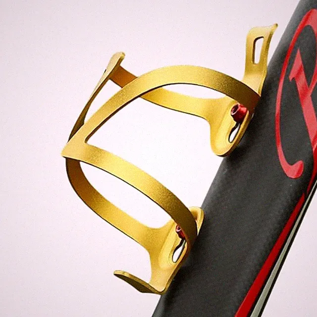 Premium Aluminum Alloy Bike Cup Holder - - Durable Water Bottle Cage for Bicy...
