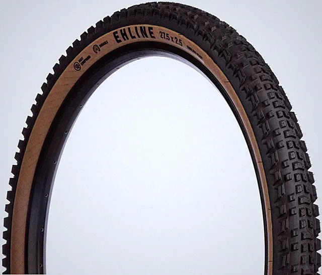 Teravail Ehline Tire - 27.5 x 2.5, Tubeless, Folding, Tan, Durable, Fast